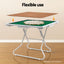 Folding Mahjong Table for Home with 4 Drawers and Cup Holders Green