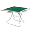Folding Mahjong Table for Home with 4 Drawers and Cup Holders Green