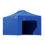 Instahut Gazebo 3x4.5 Pop Up Marquee Folding Tent Wedding Gazebos Camping Outdoor Shade Canopy Blue