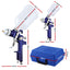 Giantz 2PC HVLP Spray Gun Paint Gun Gravity Feed 0.8mm 1.4,mm Nozzles Included