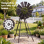 Gardeon Garden Windmill Metal Outdoor Yard Decor 120cm Bronze
