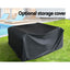 Gardeon 12PC Sofa Set with Storage Cover Outdoor Furniture Wicker