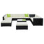 Gardeon 13-Piece Outdoor Sofa Set Wicker Couch Lounge Setting Cover