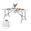 Gardeon 180cm Folding Table Portable Fold-in-Half with Handle Camping Picnic