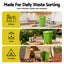 Gardeon 20L Kitchen Compost Bin Food Waste Caddy Drain Tap Green