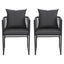 Gardeon 2PC Outdoor Dining Chairs Woven Rope Chair Patio Furniture Garden Steel