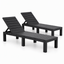 Gardeon 2X Foldable Sun Lounges Outdoor Recliner Patio Beach Chair Slatted Black