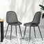 Gardeon 4PC Outdoor Dining Chairs PP Lounge Chair Patio Garden Furniture Black