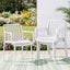 Gardeon 4PC Outdoor Dining Chairs Patio Furniture PP Stackable Chair Garden White