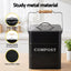 Gardeon 5L Compost Bin Kitchen Countertop Food Waste Caddy Black