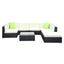 Gardeon 8-Piece Outdoor Sofa Set Wicker Couch Lounge Setting 7 Seater