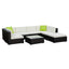 Gardeon 8-Piece Outdoor Sofa Set Wicker Couch Lounge Setting Cover