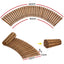 Gardeon 8FT Wooden Garden Pathway Roll-Out Curved Walkway Outdoor Backyard Brown