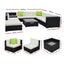 Gardeon 9-Piece Outdoor Sofa Set Wicker Couch Lounge Setting Cover