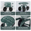 Gardeon Garden Seat 360 Swivel Rolling Adjustable Height Work Scooter Cart Wheels Heavy Duty 150kg