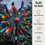 Gardeon Garden Windmill Metal Double Wind Spinner Outdoor Lawn Decor 190cm