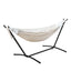 Gardeon Hammock Bed Camping Chair Outdoor Lounge Single Cotton with Stand