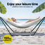 Gardeon Hammock Bed Stand Steel Frame Outdoor Garden