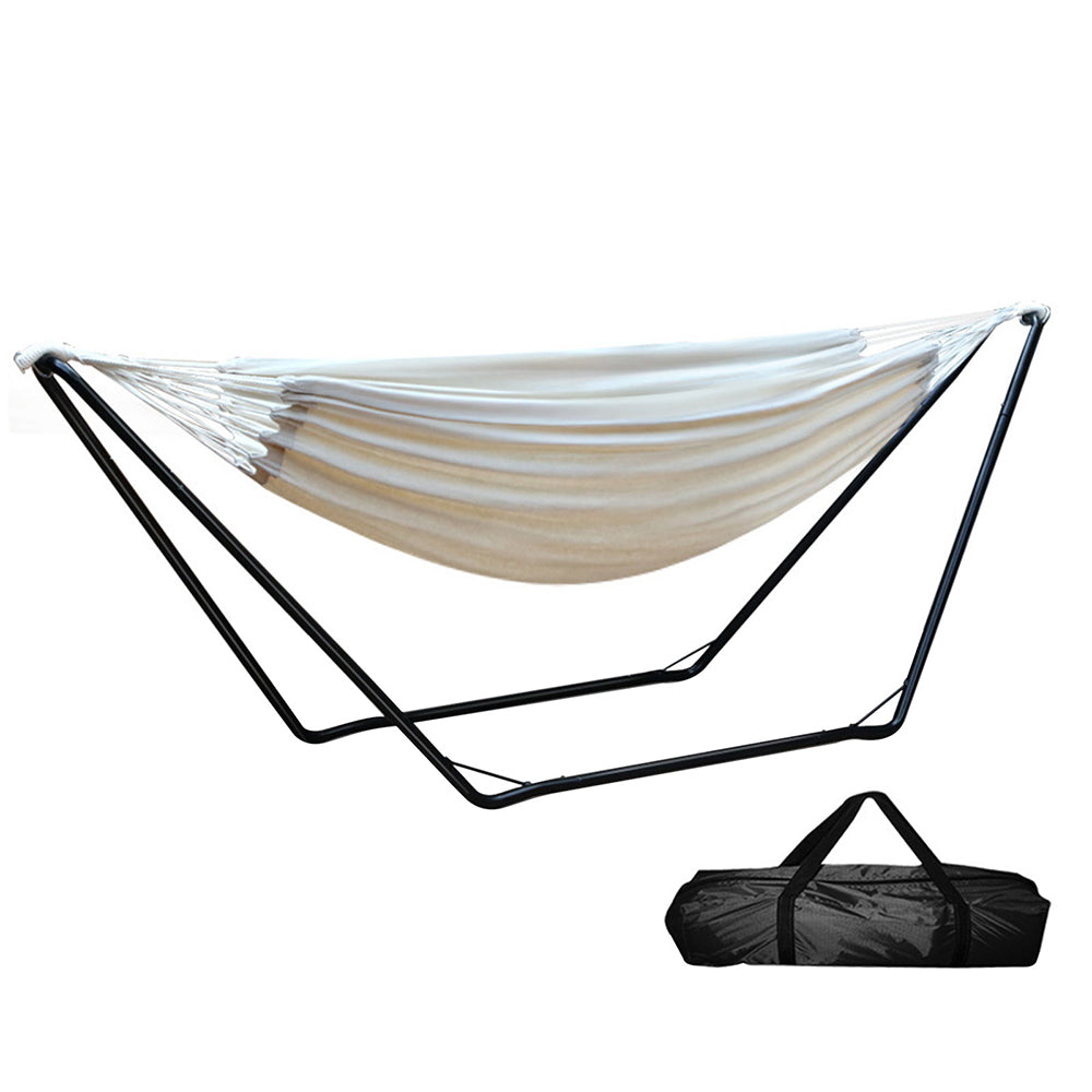 Gardeon Hammock Bed with Stand Outdoor Camping Hammocks Steel Frame