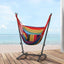 Gardeon Hammock Chair Outdoor Camping Hanging with Stand Rainbow