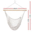 Gardeon Hammock Chair Outdoor Hanging Camping Mesh Indoor Cream