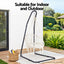 Gardeon Hammock Chair Stand Heavy Duty Steel Frame Black