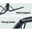 Gardeon Hammock Chair with Stand Macrame Outdoor Garden 2 Seater Cream