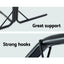 Gardeon Hammock Chair with Stand Macrame Outdoor Garden 2 Seater Grey