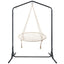 Gardeon Hammock Chair with Stand Nest Web Outdoor Swing 100cm