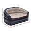 Gardeon Outdoor Air Sofa Inflatable Couch Two-Seater Lounge Chair with Pump Blow Up Couches for Camping