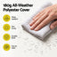 Gardeon Outdoor Chaise Lounge Cushion Lounge Chair Pad Sunbed Mattress Beige