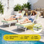 Gardeon Outdoor Chaise Lounge Cushion Lounge Chair Pad Sunbed Mattress Green
