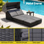 Gardeon Outdoor Day Bed Sun Lounge Setting Wicker Lounger Patio Furniture