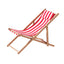 Gardeon Outdoor Deck Chair Wooden Sun Lounge Folding Beach Patio Furniture Red