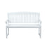 Gardeon Outdoor Garden Bench Wooden 2 Seater Lounge Chair Patio Furniture White