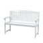 Gardeon Outdoor Garden Bench Wooden 2 Seater Lounge Chair Patio Furniture White
