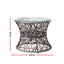 Gardeon Outdoor Lounge Setting Furniture Wicker Papasan Chairs Table Patio Grey