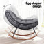 Gardeon Outdoor Rocking Chair Furniture Papasan Recliner Garden Patio Lounge Setting