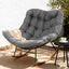Gardeon Outdoor Rocking Chair Furniture Papasan Recliner Garden Patio Lounge Setting
