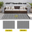 Gardeon Outdoor Rugs 120x180cm Large Carpet Reversible Area Mat PP Dual-Sided Patio Rug Cross