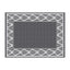 Gardeon Outdoor Rugs 274x366cm Large Carpet Reversible PP Dual-Sided Area Mat Patio Rug Grey