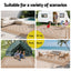 Gardeon Outdoor Rugs 274x366cm Large Carpet Reversible PP Dual-Sided Area Mat Patio Rug Khaki