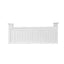 Gardeon Outdoor Storage Bench Box 129cm Wooden Garden Toy Chest Sheds Patio Furniture XL White