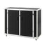 Gardeon Outdoor Storage Box 1164L Garden Shed 5 Wheels Lockable Cabinet Tool Organizer Dark Grey