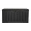 Gardeon Outdoor Storage Box 270L Container Lockable Garden Bench Tool Shed Black