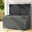 Gardeon Outdoor Storage Box 270L Container Lockable Garden Bench Tool Shed Grey