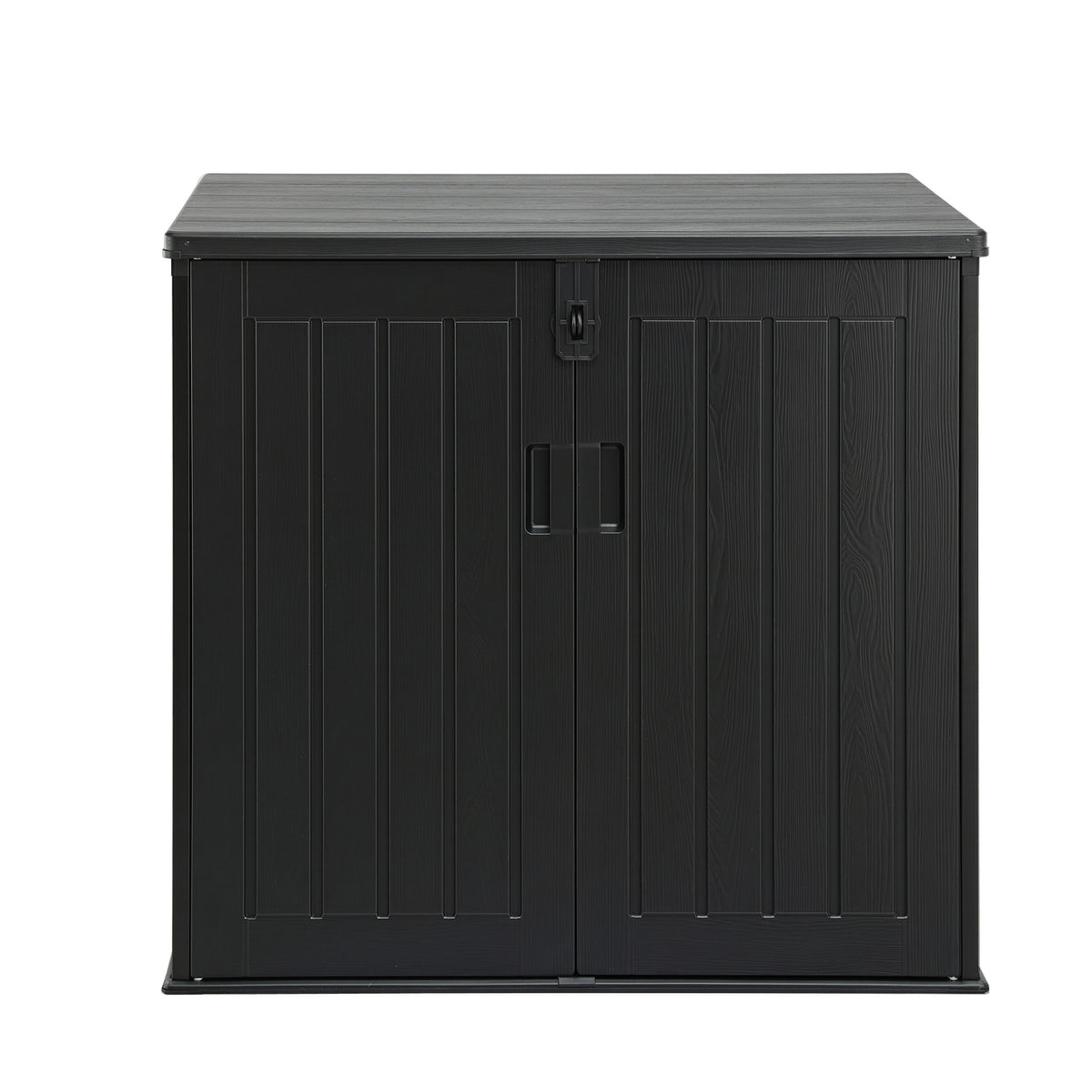 Gardeon Outdoor Storage Box 775L Container Lockable Cabinet Tool Organizer Shed Black