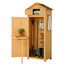 Gardeon Outdoor Storage Cabinet Cupboard Folding Table Tool Organizer Shed Adjustable