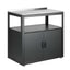 Gardeon Outdoor Storage Cabinet Garden Potting Bench Stainless Steel Table Top Black