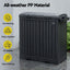 Gardeon Outdoor Trash Cans Dual Compartment Trash Can 220L Black